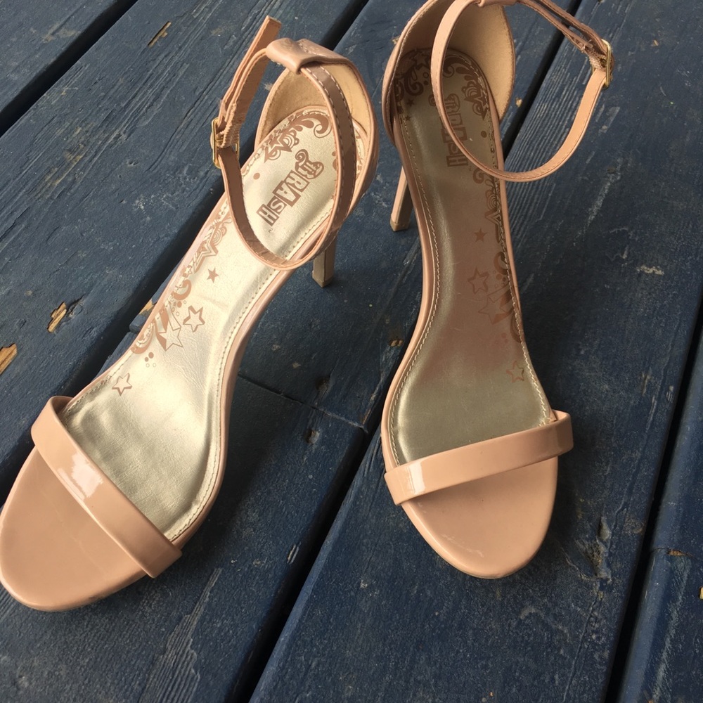 Nude high heels